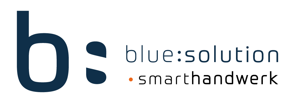 blue:solution - smarthandwerk Logo